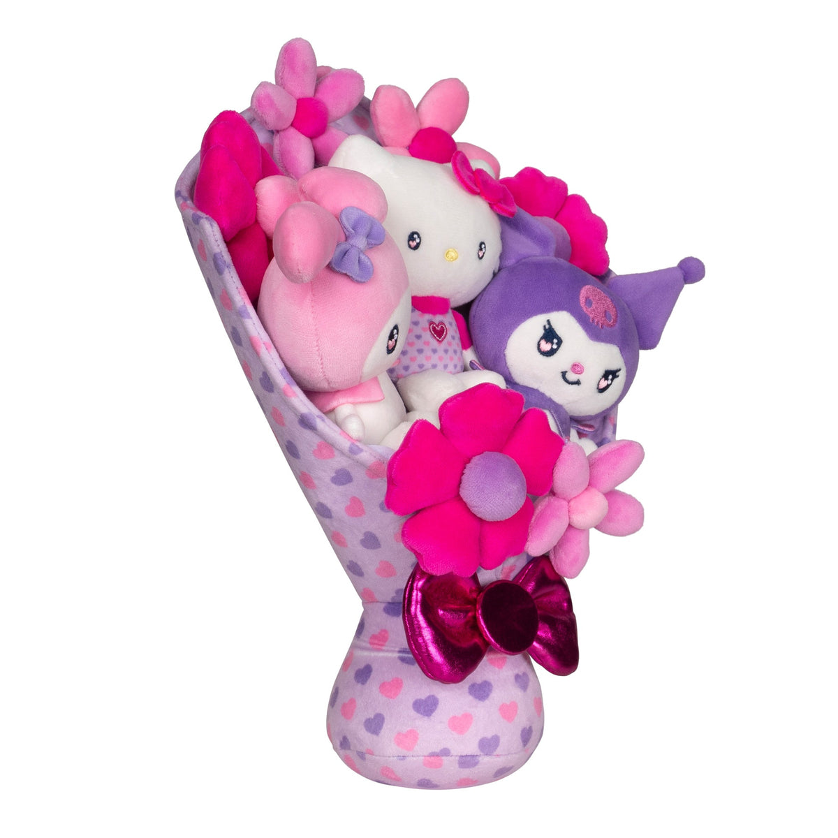 Hello Kitty and Friends  12-Inch Plush Special Valentine's Bouquet