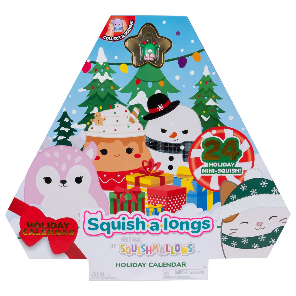 Squish-a-longs Holiday Countdown Calendar – Includes 24 Mini-Squish