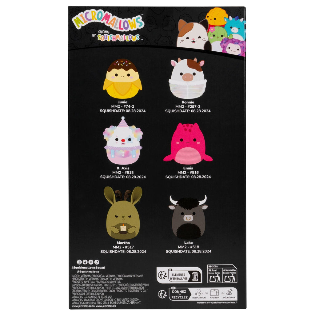 Micromallows Select Series 6-Pack - Ronnie, Junie, X. Axis, Ennis, Martha, Lake - Online Exclusives