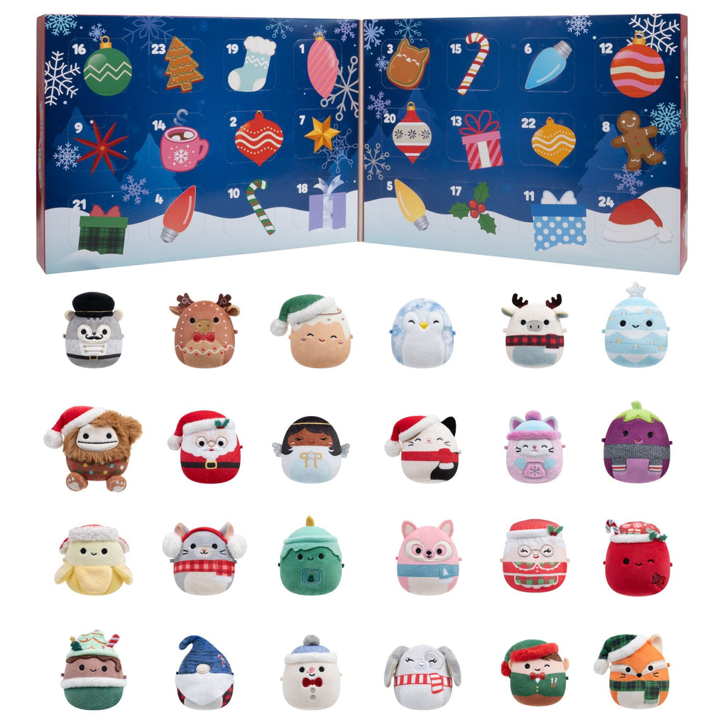 Squishmallows 24-Day Micromallows Holiday Plush Advent Calendar - New Squishmallows