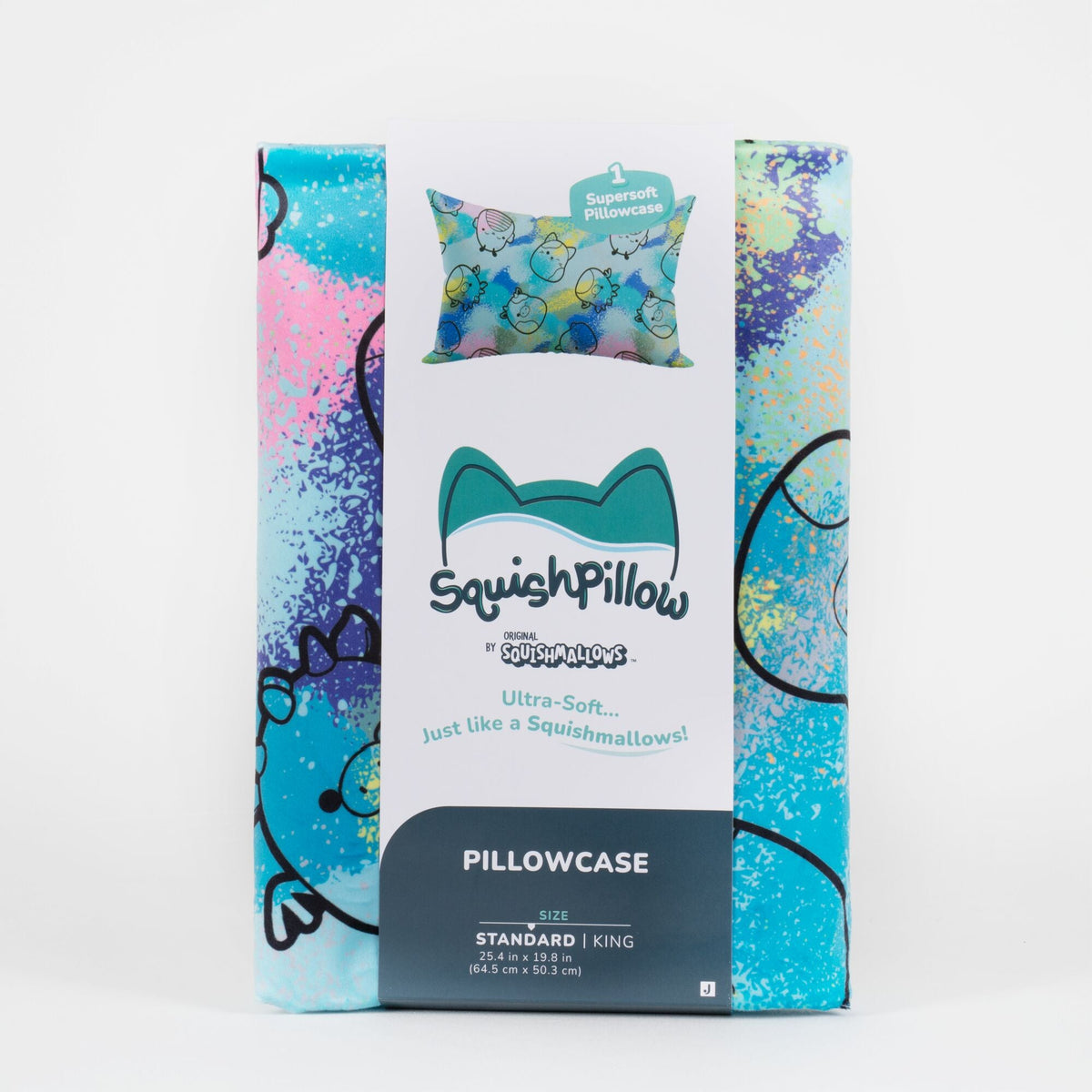 "'Mallow Nights" Blue SquishPillow Pillowcase (Standard)