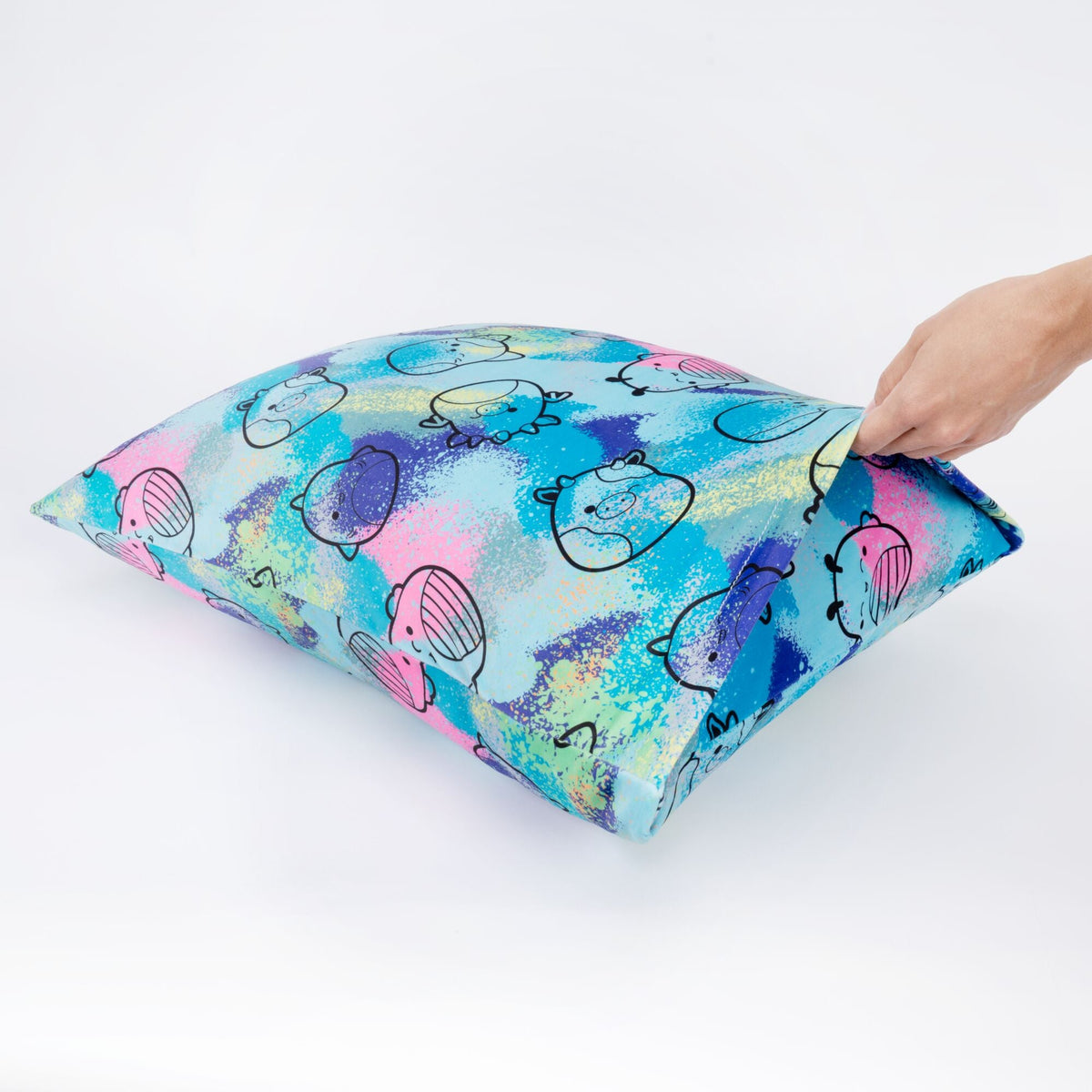 "'Mallow Nights" Blue SquishPillow Pillowcase (Standard)