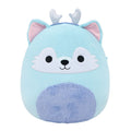 12-Inch Hyde the Blue Wolf with Silver Antlers
