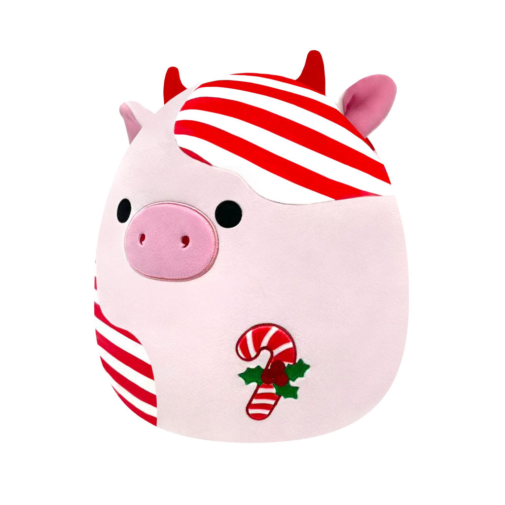 14-Inch Patton the Red Peppermint Cow