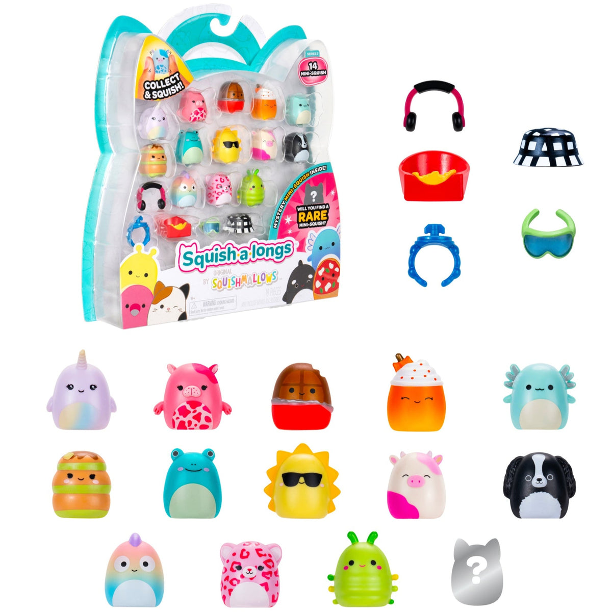 Squish-a-longs Mini-Squish 14-Pack Style 1