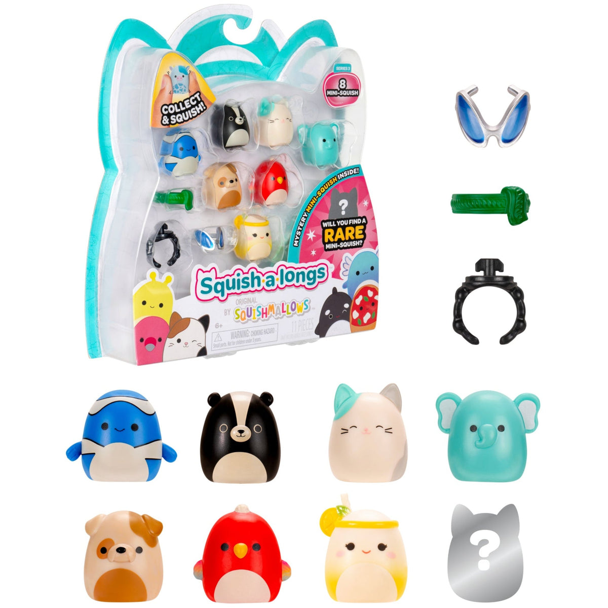 Squish-a-longs Mini-Squish 8-Pack Style 4