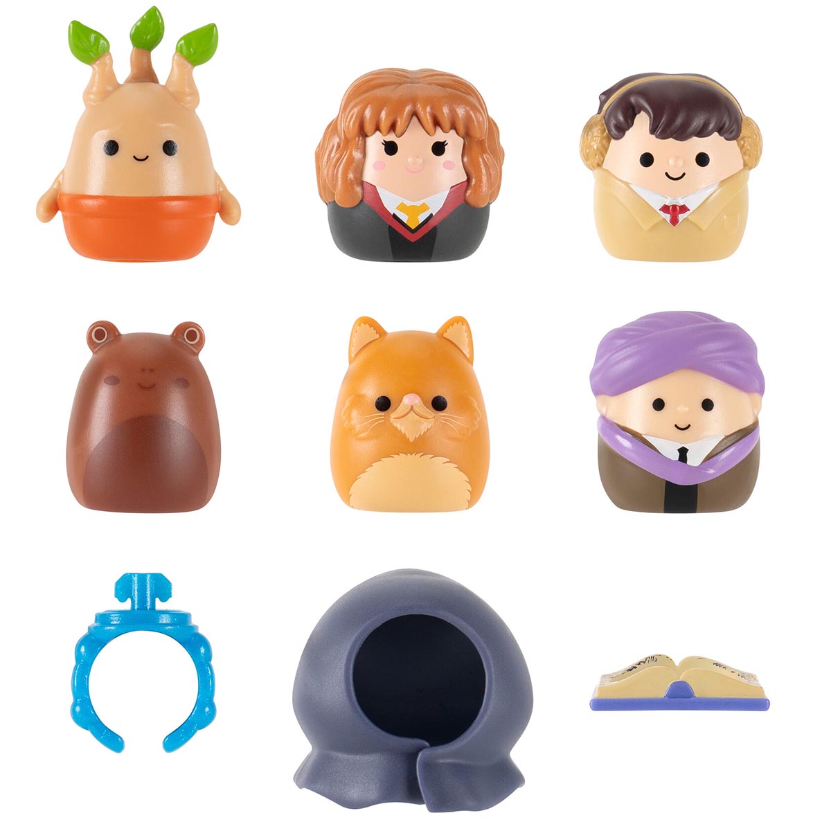Squish-a-longs “Harry Potter” Mini-Squish and Accessory 6-Pack Style 1