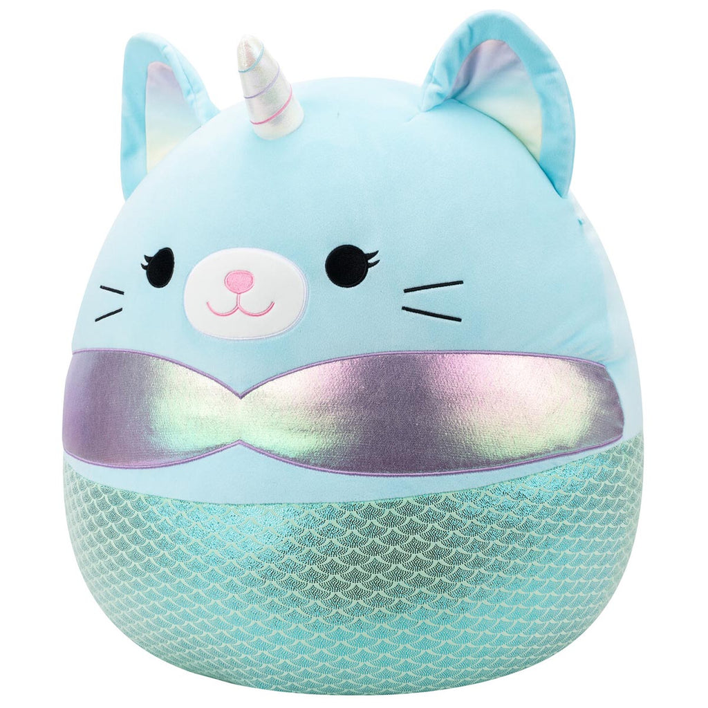 20-Inch Svetlana the Teal Caticorn Mermaid