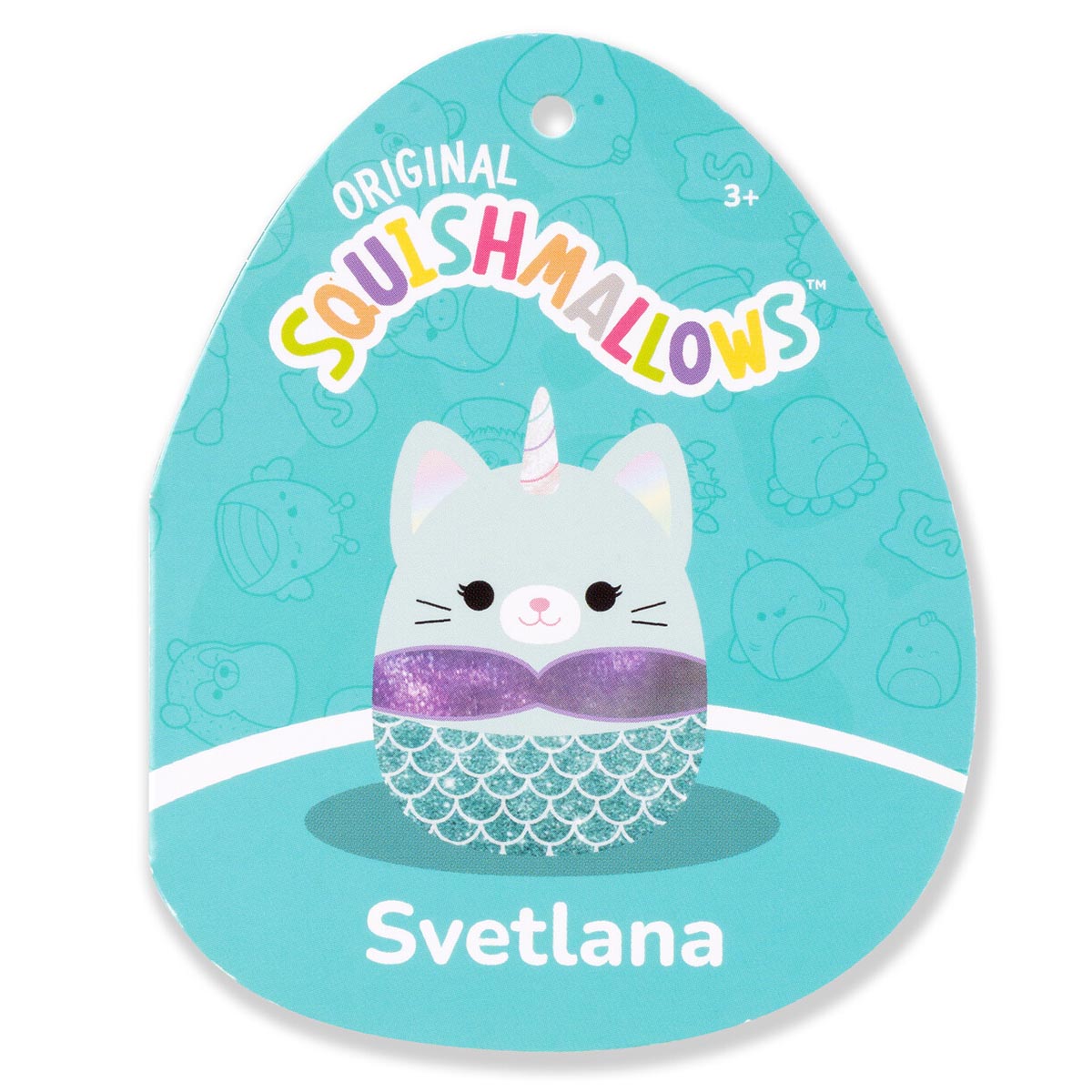 20-Inch Svetlana the Teal Caticorn Mermaid