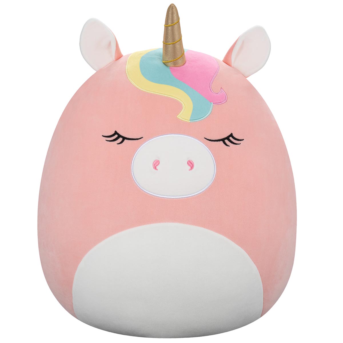 Ilene the Pink Unicorn With Rainbow Mane