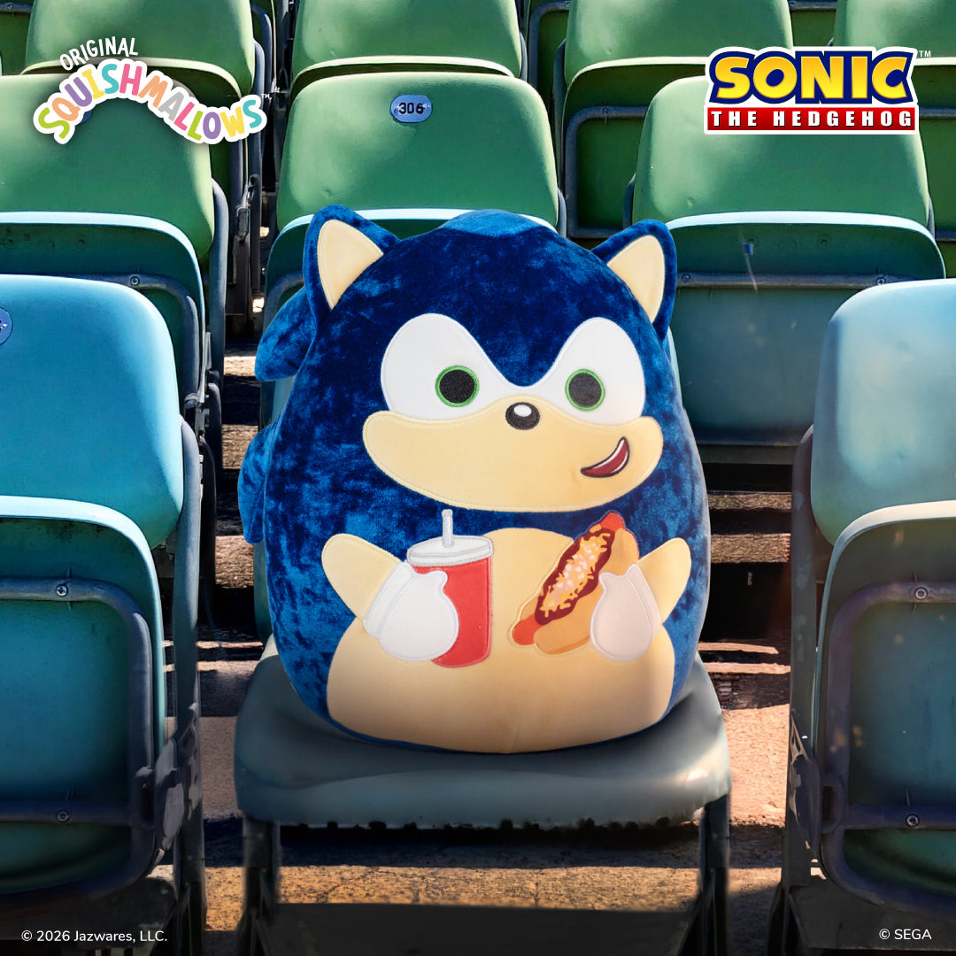 12-Inch Sonic Holding Chili Dog Plush
