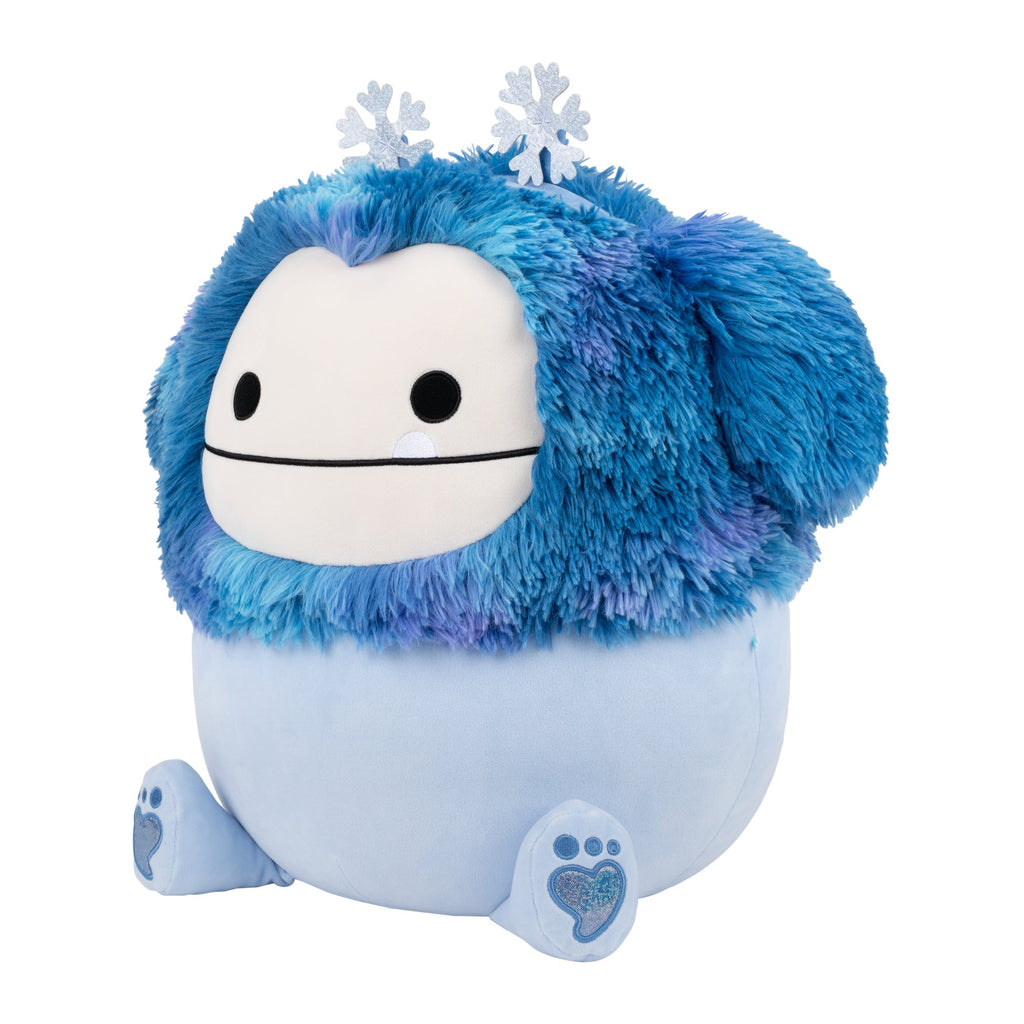 16-Inch Yukio the Blue Bigfoot with Snowflake Headband